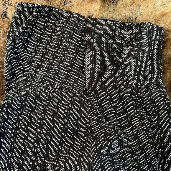 The Limited Strapless Ruffle Mini Formal Dress In Black And White Size 0 - Picture 12 of 16